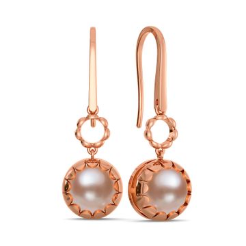 Think in Beige Gemstone Earrings