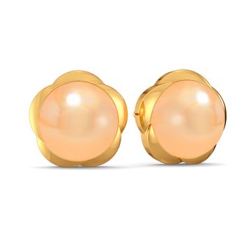 Peach Play Gemstone Earrings