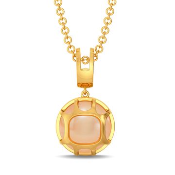 My Kinda Peach Gemstone Pendants