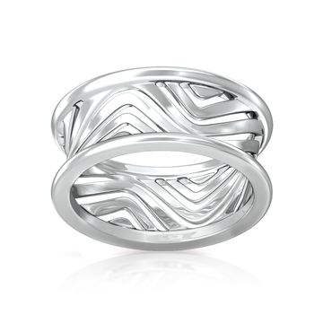 Lateral Lattice Gold Rings