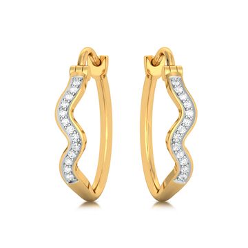 Blue Dew Diamond Earrings