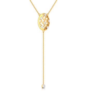 Vasarely Lines Diamond Necklaces