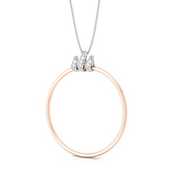 Loopy Loop Diamond Pendants