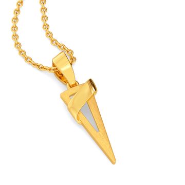 Femme Fiery Gold Pendants