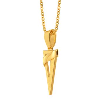 Femme Fiery Gold Pendants