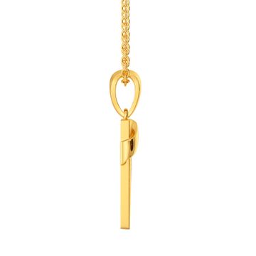 Femme Fiery Gold Pendants