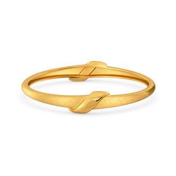 Fiercely Twisted Gold Bangles