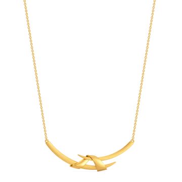 Spear Strike Gold Necklaces