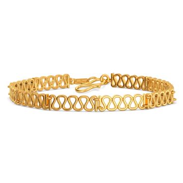 Knit Detail Gold Bracelets