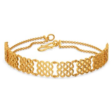 Knit Lit Gold Bracelets