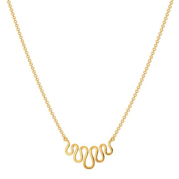 Knit Lit Gold Necklaces