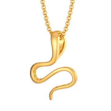 Knit Bit Gold Pendants