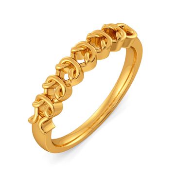 Jersey Knits Gold Rings