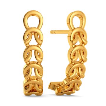 Jersey Knits Gold Earrings