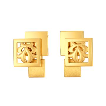 Collar Crowd Gold Earrings
