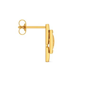 Collar Crowd Gold Earrings