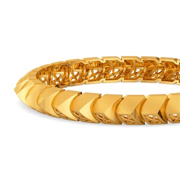 Vintage Splice Gold Bangles