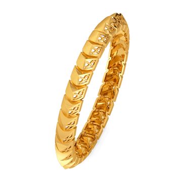 Vintage Splice Gold Bangles
