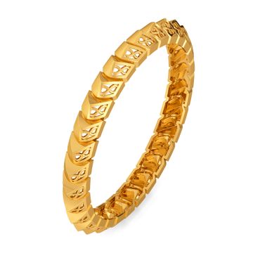 Vintage Splice Gold Bangles