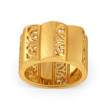 Look at Me Collar Gold Rings