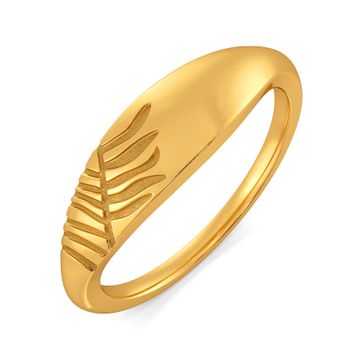 Feasible Fern Gold Rings