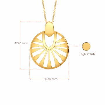 Elegant Boho Gold Pendants