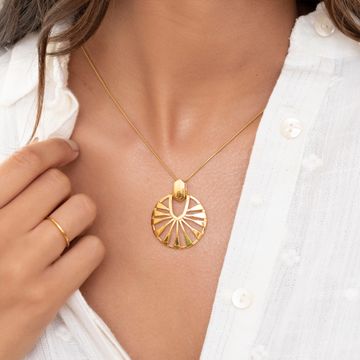 Elegant Boho Gold Pendants