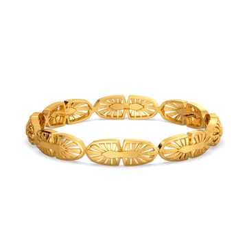 Leisure Layers Gold Bangles