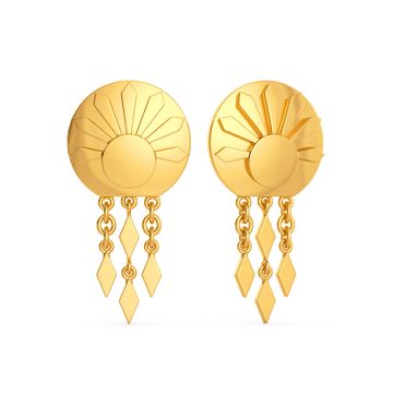 Liberal Weaves Gold Earrings
