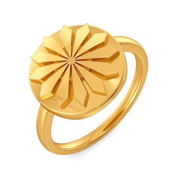 Liberal Weaves Gold Rings