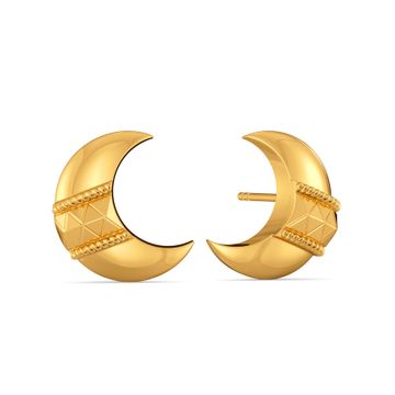 Comfy Volumes Gold Stud Earring