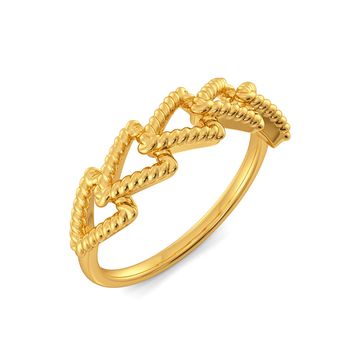 Lily Trilogy Gold Rings