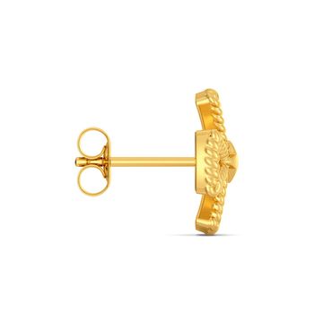 Lily Trilogy Gold Earrings