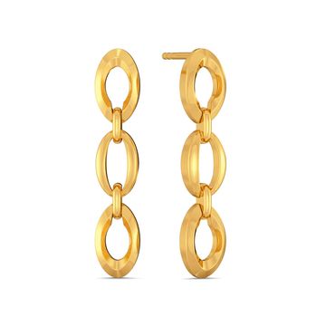 Twist Theory Gold Earrings
