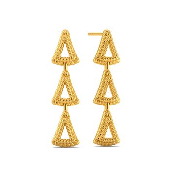 Trinity Fair Gold Earrings
