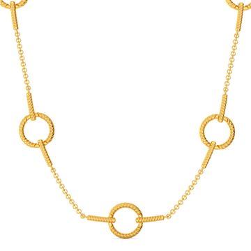 Ring N rope Gold Necklaces