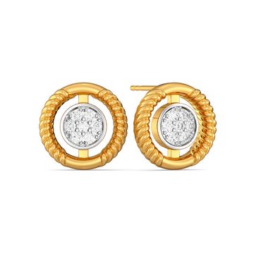 Roman Radar Diamond Earrings