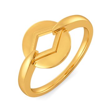 Quirky Work Gold Rings