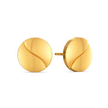 9 to 9 Sequins Gold Earrings
