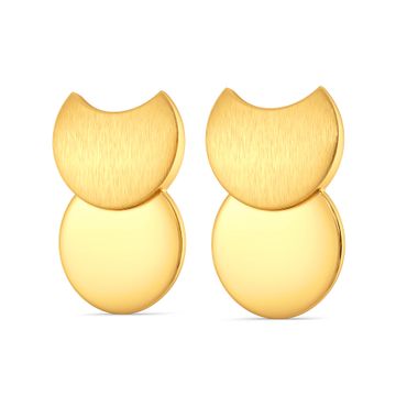 Sequin Workload Gold Earrings