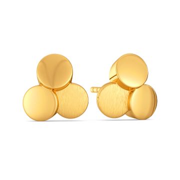 Sequin Meetings Gold Earrings