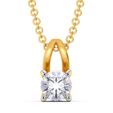 The Poised Path Diamond Pendants