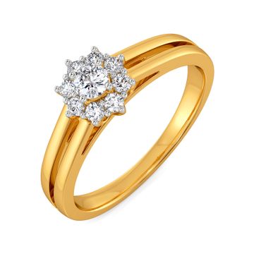 Friendly Floret Diamond Rings