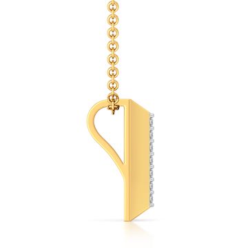 Raising the bar Diamond Pendants