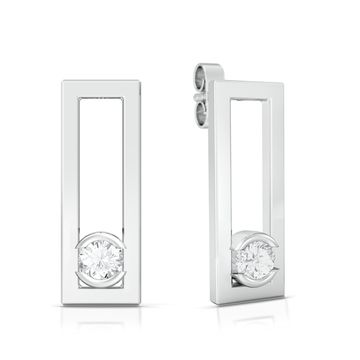 Framed brilliance Diamond Earrings