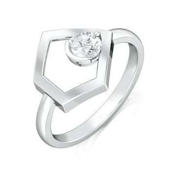 Pointy Penta Diamond Rings