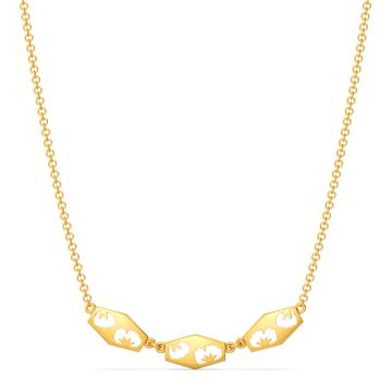 Scarf Knots Gold Necklaces