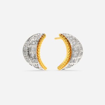 Peace O Sixties Diamond Earrings