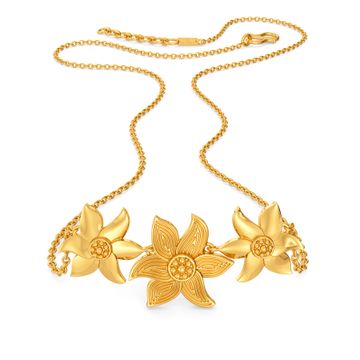 Mustard Musing Gold Necklaces