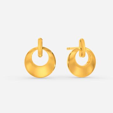 So Very Earthly Gold Earrings